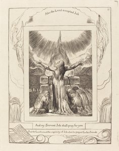 Il Sacrificio di Giobbe da William Blake