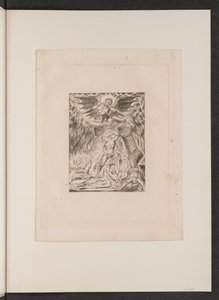 I Figli e le Figlie di Giobbe Sopraffatti da Satana da William Blake