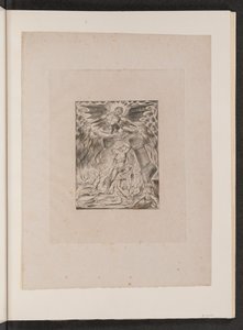 I Figli e le Figlie di Giobbe Sopraffatti da Satana da William Blake