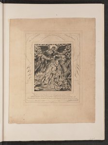 I Figli e le Figlie di Giobbe Sopraffatti da Satana da William Blake