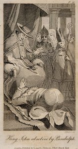 Re Giovanni assolto da Pandulfo Dopo Henry Fuseli, 1798 da William Blake