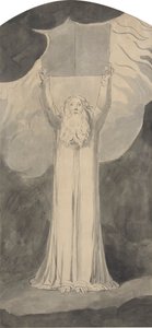 Mosè riceve la legge da William Blake