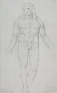 Old Parr da giovane, 1820 da William Blake