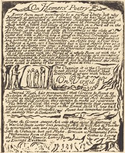 Sulla poesia di Omero e su Virgilio da William Blake