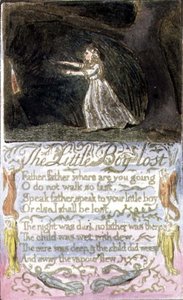 Il piccolo ragazzo perduto: tavola 12 da Songs of Innocence and of Experience (copia R) c.1802-08 da William Blake