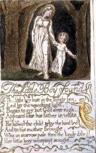 Il piccolo ragazzo trovato: tavola 13 da Songs of Innocence and of Experience (copia R) c.1802-08 da William Blake