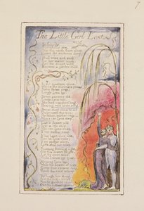 La bambina perduta: tavola 35 da Songs of Innocence and of Experience (copia R) c.1802-08 da William Blake