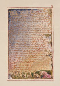 Lo spazzacamino: tavola 12 da Songs of Innocence and of Experience (copia AA) c.1815-26 da William Blake