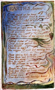 Risposta della Terra: tavola 31 da Songs of Innocence and of Experience (copia AA) c.1815-26