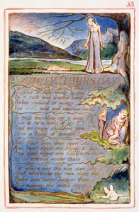 Giovedì Santo: tavola 33 da Songs of Innocence and of Experience (copia AA) c.1815-26 da William Blake
