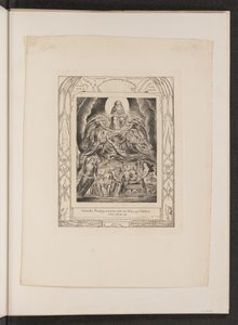 Satana davanti al trono di Dio da William Blake