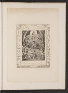 Satana davanti al trono di Dio da William Blake