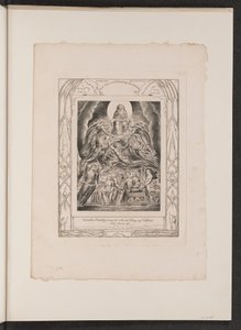 Satana davanti al trono di Dio da William Blake