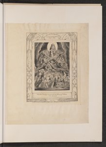 Satana davanti al trono di Dio da William Blake
