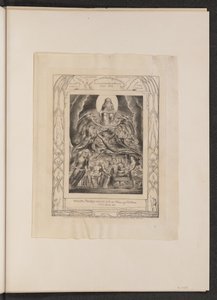 Satana davanti al trono di Dio da William Blake