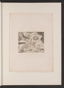 Satana colpisce Giobbe con piaghe da William Blake