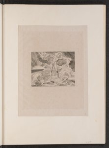 Satana colpisce Giobbe con piaghe da William Blake