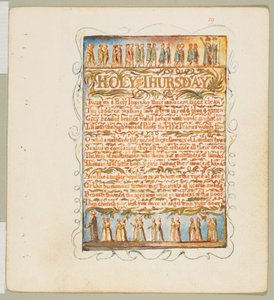 Songs of Innocence: Heiliger Donnerstag da William Blake
