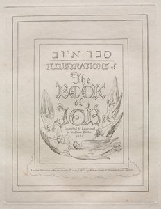 Il libro di Giobbe, 1825 da William Blake