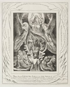Il Libro di Giobbe: Tav. 16, Hai adempiuto il giudizio degli empi da William Blake