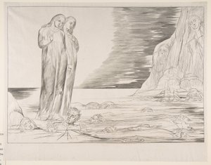 Il cerchio dei traditori: il piede di Dante che colpisce Bocca degli Abbate, dall
