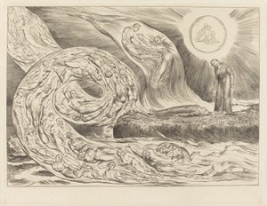 Il cerchio dei lussuriosi: Paolo e Francesca da William Blake