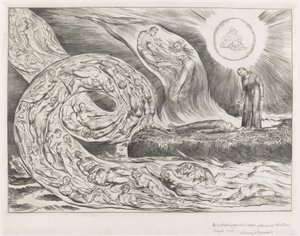 Il Cerchio dei Lussuriosi: Paolo e Francesca da William Blake
