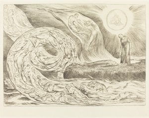 Il Cerchio dei Lussuriosi: Paolo e Francesca da William Blake