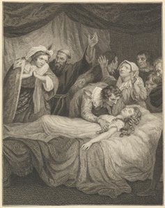 La morte di Giulietta da William Blake
