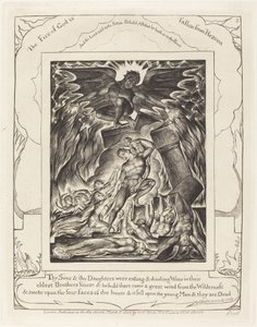 La Distruzione dei Figli di Giobbe da William Blake