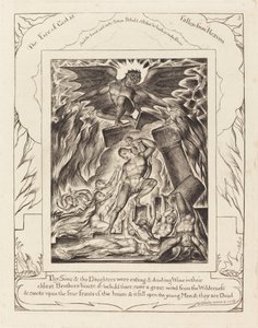 La Distruzione dei Figli di Giobbe da William Blake
