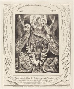 La Caduta di Satana da William Blake