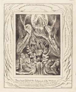 La Caduta di Satana da William Blake