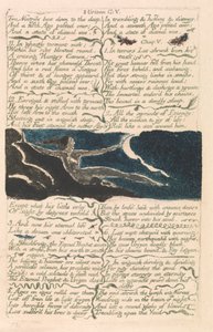 Il primo libro di Urizen, tavola 11, "Due narici piegate verso il profondo..." (Bentley 13)