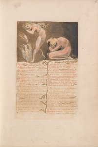 Il Primo Libro di Urizen, Tavola 19, La chiamarono Pietà e fuggirono.... (Bentley 19) da William Blake