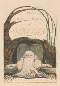 Il primo libro di Urizen, Tavola 1, "Il primo libro di Urizen." (Bentley 1) da William Blake