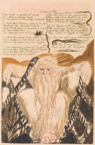 Il Primo Libro di Urizen, Tavola 25, Vissero un periodo di anni... (Bentley 28) da William Blake