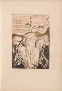 Il primo libro di Urizen, Tavola 27, Vissero un periodo di anni.... (Bentley 28) da William Blake