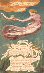 Il Primo Libro di Urizen, Tavola 2, "Preludio al Libro di Urizen" (Bentley 2a) da William Blake