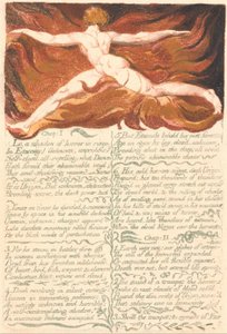 Il Primo Libro di Urizen, Tavola 3, Capitolo 1 (Bentley 3) da William Blake