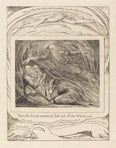 Il Signore risponde a Giobbe dal turbine da William Blake