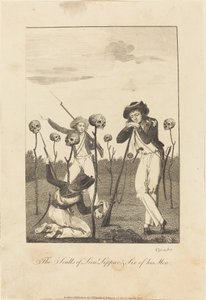I teschi del tenente Leppar e sei dei suoi uomini da William Blake