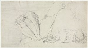 Il pensiero della morte da solo, la paura distrugge, c. 1795 da William Blake