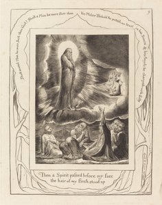 La Visione di Elifaz, 1825 da William Blake