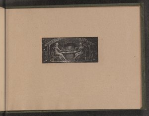 Thenot e Colinet mangiano il loro pasto serale da William Blake