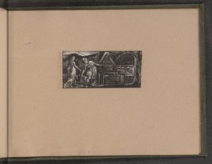 Thenot e Colinet conducono insieme i loro greggi da William Blake