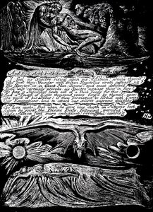 William Blake 1757-1827, mistico, poeta, pittore e incisore inglese, 1804-1820