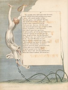 Pensieri Notturni di Young, Pagina 16, Spesso il Mio Canto Supera i Confini della Vita da William Blake