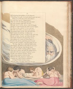Pensieri notturni di Young, pagina 57, "Tremando ogni sorso, temendo che la morte strappi la ciotola" da William Blake