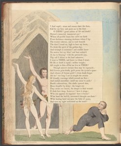 Pensieri notturni di Young, Pagina 72, E insipido; senso e ragione mostrano la porta da William Blake